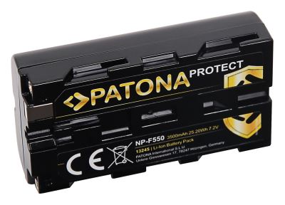 Akkumulátor Sony NP-F550 3500mAh Li-Ion 7,2V számáratect
