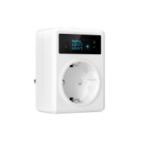 Inteligentna wtyczka wewnętrzna z termometrem bez bolca, Immax NEO, typ F, WiFi (1)