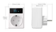 Inteligentna wtyczka wewnętrzna z termometrem bez bolca, Immax NEO, typ F, WiFi (4)