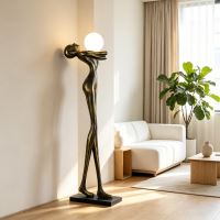 Immax SILUETTE Human WOMAN – 175 cm – szobor, állólámpa, bronz, üvegszálas műanyag, 1xE27 (6)