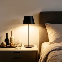 Immax CHIC kültéri napelemes LED asztali lámpa, fekete, 2,5 W, fényerő-szabályozható (8)