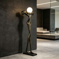 Immax SILUETTE Human WOMAN – 175 cm – socha, stojaca lampa, bronz, sklolaminát, 1xE27 (11)