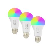 Immax NEO LITE Smart 3x žiarovka LED E27 11W RGB + CCT farebná a biela, stmievateľná, WiFi, Beacon, diaľkové ovládanie