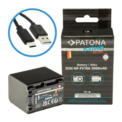 Aku Sony NP-FV70A 2060mAh Li-Ion Platinum USB-C nabíjení
