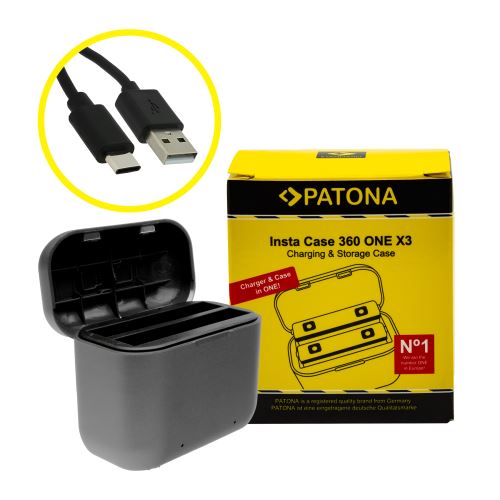 Ładowarka Dual do akumulatorów INSTA 360 ONE X3 USB CINAQBT/A