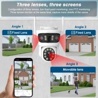 TRIPLE Immax NEO LITE okos kültéri kamera, 355° 90° P/T, WiFi, 2 MP + 2 MP + 2 MP (7)