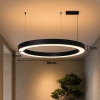 Immax NEO PASTEL Smart Szabályozható csillár 95cm 68W fekete Zigbee 3.0 (18)