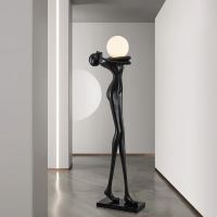 Immax SILUETTE Human WOMAN – 175 cm – socha, stojaca lampa, sklolaminát, čierna, 1xE27 (8)