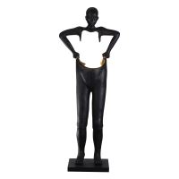Immax SILUETTE Human Houdini 185 cm – szobor állólámpa, üvegszálas műanyag, fekete, 4xG9