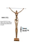 Immax SILUETTE Linea 180 cm – stojaca socha SMART LED 16 W, lampa, sklolaminát, ružové zlato (3)