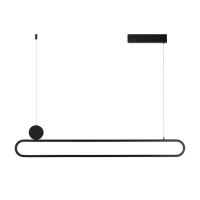 Immax NEO LITE OVALE Inteligentna oprawa wisząca czarna 122cm 50W Tuya WiFi z obsługą BEACON (1)