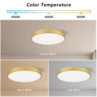 Immax NEO LITE SEMPLICI Smart strop svítidlo  Tuya WiFi  BEACON, 60cm, 60W, 4500 lm, zlaté (4)