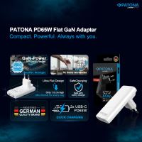 Slim 2x USB-C PD65W töltő - GaN PD3.0/QC3.0 fehér (3)