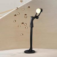 Immax SILUETTE Human GIRL 210 cm – socha, stojaca lampa, čierna, sklolaminát, 1xE27 (10)