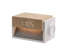 IMMAX DECENT LED ébresztőóra vezeték nélküli töltéssel és fehér zajjal (7)