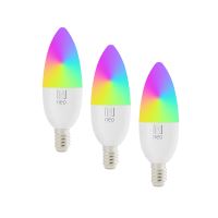 Immax NEO LITE sada 3x Smart žárovka LED E14 6W RGB+CCT, stmívatelná, WiFi, Beacon, DO (7)