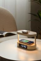 LED ébresztőóra Immax TRIPLE DOCK 3x vezeték nélküli töltőállomás (5)