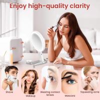 Lampa LED do makijażu Immax SWEET Make up dwustronna, 10-krotne powiększenie, CCT, biała (6)