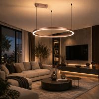 Immax NEO FINO NEW Smart závěsné svítidlo 1 kruh, 80cm, 55W, Zigbee 3.0, měděné (28)