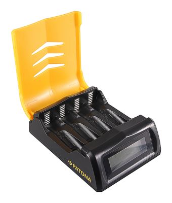 Töltő HighSpeed s LCD AA/AAA Patona