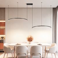 Immax NEO FINO MOON Smart závěsné svítidlo 2x půlkruh, 120cm, W, Zigbee 3.0, černé (30)