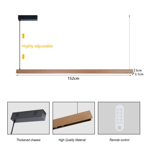 Immax NEO MADEIRA lineár dřevo dub 152cm Tuya WIFI (6)