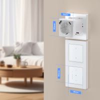 Smart vnitřní zásuvka Nexa s kolíkem, Immax NEO, typ E, 1xUSB, 1xUSB C , PD 20W, WiFi (2)