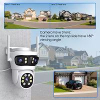 TRIPLE Immax NEO LITE okos kültéri kamera, 355° 90° P/T, WiFi, 2 MP + 2 MP + 2 MP (6)