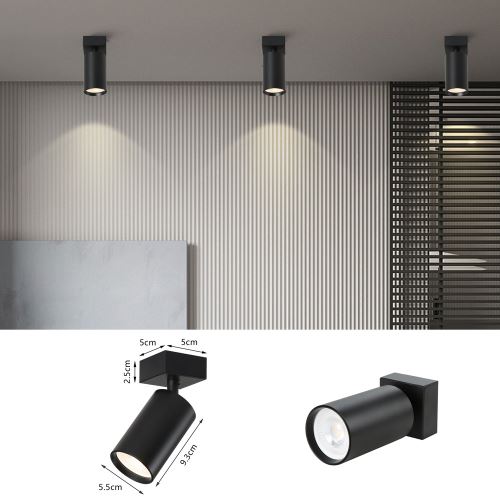 Immax NEO LITE PUNTO-1 Inteligentný reflektor čierny GU10 6W, RGB+CCT WiFi BEACON (5)