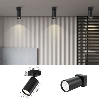 Immax NEO LITE PUNTO-1 Smart bodové svítidlo černé zdroj GU10 6W, RGB+CCT WiFi BEACON