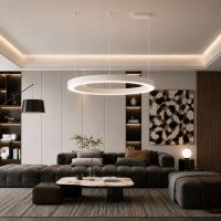 Immax NEO PASTEL SLIM Smart Szabályozható csillár 95x7cm, 68W féher Zigbee 3.0 (6)