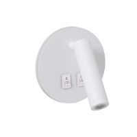 Immax GOAL 2 Vypínače designové nástěnné LED svítidlo 6W, BÍLÉ