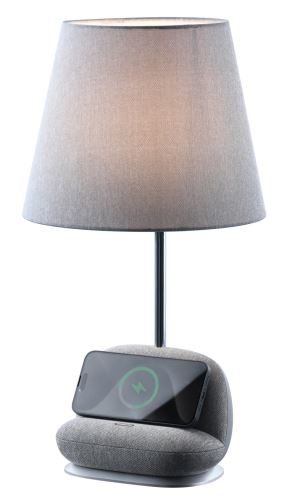 Immax SOFA LED asztali lámpa Qi vezeték nélküli töltéssel, szürke (15)