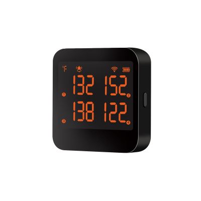 Smart senzor teploty Immax NEO s LCD, 4x externí sonda, BLE Smart senzor teploty Immax NEO s LCD, 4x externí sonda, BLE