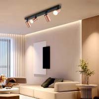 Immax PUNTO-4 stropní nástěnné bodové svítidlo linear 4 hlavy GU10, měděné (8)