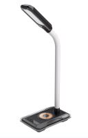 LED asztali lámpa Immax GAMER RGB, QI töltés , USB kimenet fekete