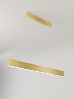 Immax NEO MILANO Smart závěsné lineární svítidlo 120cm, CCT 40W/RGB 18W, zlaté Zigbee 3.0 (1)