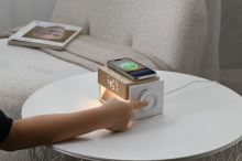IMMAX DECENT LED ébresztőóra vezeték nélküli töltéssel és fehér zajjal (4)