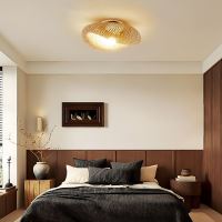 Immax BOHO HILO design mennyezeti lámpa, D60cm. E27, bambusz (3)