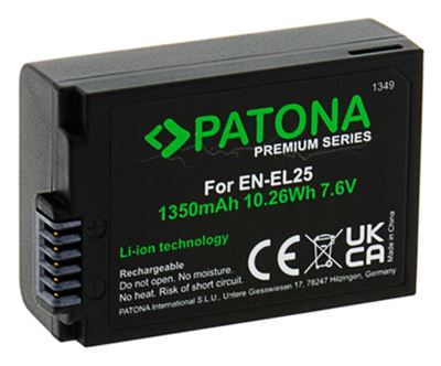Akkumulátor Nikon EN-EL25 1280mAh Li-Ion Premium Z50 / Z fc