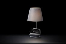 Immax SOFA LED asztali lámpa Qi vezeték nélküli töltéssel, szürke (1)