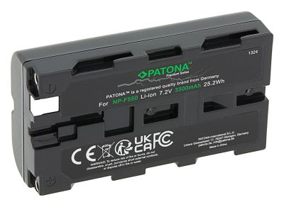 Aku Sony NP-F550 3500mAh Li-Ion 7,2V Premium