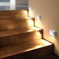 Immax STEP LIGHT bezdrôtové schodiskové svietidlo, PIR senzor, matná biela