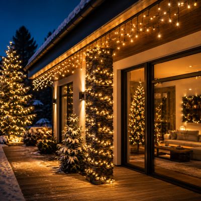 Immax NEO LITE Smart vianočné LED osvetlenie - reťaz 20m, 200ks CCT diód, WiFi, TUYA