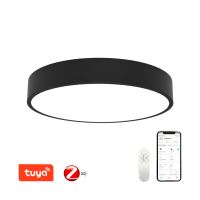 Immax NEO RONDATE SLIM Inteligentna lampa sufitowa 80 x 7cm 65W czarna Zigbee 3.0 (6)