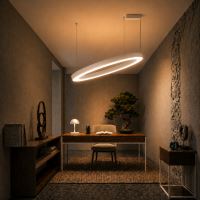 Immax NEO PASTEL SLIM Smart Szabályozható csillár 95x7cm, 68W féher Zigbee 3.0 (20)
