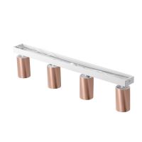 Immax PUNTO-4 Stropné nástenné bodové svetlo lineárne 4 hlavy GU10, meď/biela (9)