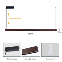 MADEIRA  lineár dřevo ořech 202cm Tuya WIFI