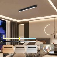 Immax NEO LITE LUNGO Inteligentna lampa sufitowa BLACK 90cm 29W 2204lm Tuya WiFi BEACON (3)