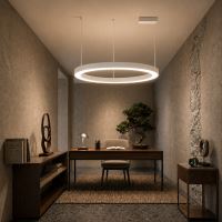 Immax NEO PASTEL SLIM Smart Szabályozható csillár 95x7cm, 68W féher Zigbee 3.0